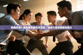 巅峰对决：当比赛节奏化作洪流，球员斗志点燃胜利烽火